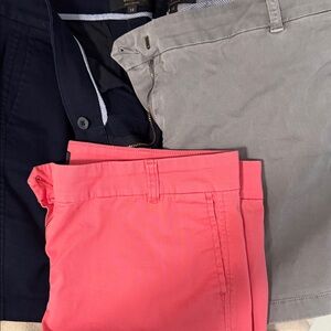 J. Crew Women's Chinos - Navy, Gray, and Pink Trio